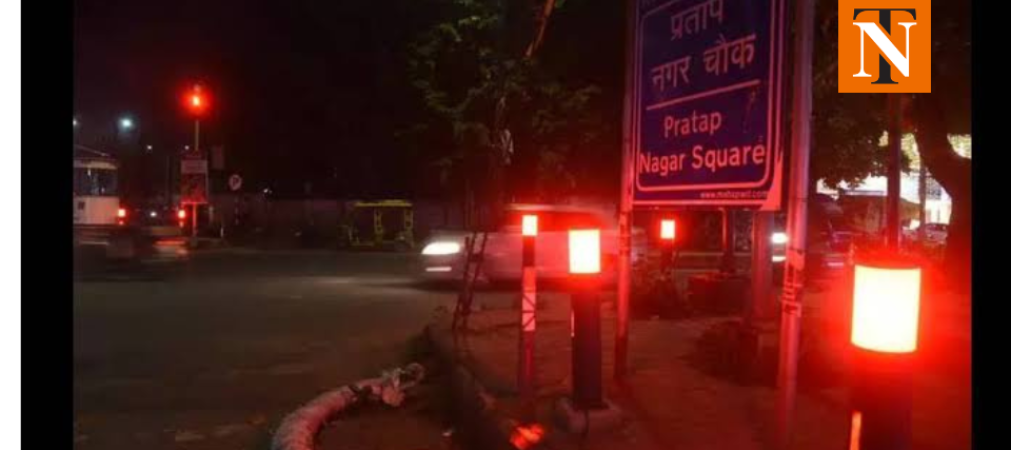 Enhancing Traffic Safety: NMC Installs Advanced Signal Bollards in Nagpur